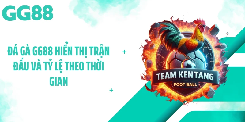 Đá gà GG88 hiển thị trận đấu và tỷ lệ theo thời gian